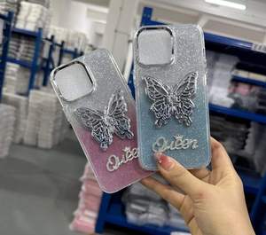 <span class=keywords><strong>Barato</strong></span> IMD mariposa fundas teléfono causa móvil celular accesorios Bling brillo cubierta para <span class=keywords><strong>iPhone</strong></span> 7 8X11 12 <span class=keywords><strong>13</strong></span> 14 15 16 Pro Max - Product Image 4