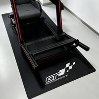 Tapis de sol antidérapant pour simulateur de course, lavable en machine, en nylon, pour cockpit de simulateur de course