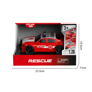 Mobil Polisi Plastik Anak-anak dengan Sistem Gesekan - Model Presisi Skala <span class=keywords><strong>1</strong></span>:20 dengan Pemutaran Cerita & Musik Sirine Polisi - Product Image 4