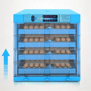 Incubadora automática de huevos de pollo, máquina de incubación de 64 huevos