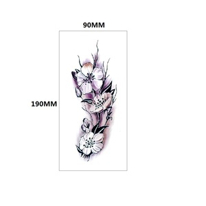 Flor colorida Rose Lotus DIY medio <span class=keywords><strong>brazo</strong></span> niña <span class=keywords><strong>mujer</strong></span> impermeable tatuaje temporal pegatina - Product Image 1