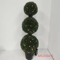 Hot Selling Life Kunststoff Kunst pflanzen Greens 3 Ball Luohansong Künstlicher Baum 100 Scheinwerfer Indoor Outdoor Decor Treesmas