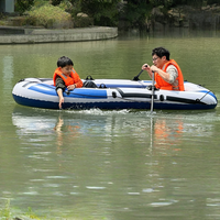 Kayak gonflable multifonctionnel, bateau de dérive épais résistant aux explosions et à l'usure, bateau de pêche de loisirs en plein air, bateau de surf