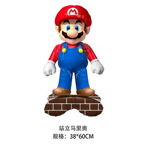 Nuevo lindo globo Base de dibujos animados Stitch Mario <span class=keywords><strong>Sonic</strong></span> Spiderman Animal globos de papel de aluminio para decoración de fiesta de feliz <span class=keywords><strong>cumpleaños</strong></span> - Product Image 2