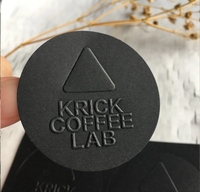 Étiquettes d'Emballage Personnalisées Papier Texturé de Luxe Lettres en Relief 3D Autocollants Logo Gaufrés