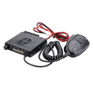 Retevis RT98 Radio Ham Bergerak Mini, Stasiun Transceiver UHF/VHF 15W untuk Teknik Taksi/Off-Road SUV