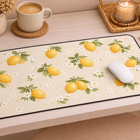 Tapis de souris de jeu Kawaii de style japonais avec logo personnalisé pour salle blanche