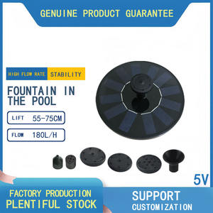 Solaire <span class=keywords><strong>BirdBath</strong></span> Fontaine Pompe Pompe De Fontaine À Énergie Solaire 1.2W Actionné Solaire Flottant Kit de Fontaine pour Jardin et Terrasse - Product Image 4