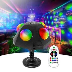 Nouveau projecteur LED 2026 en forme de pyramide pour DJ, boule magique disco, ciel étoilé, vagues océaniques, lumières de fête, laser d'ambiance de scène, flash lumineux - Product Image 1