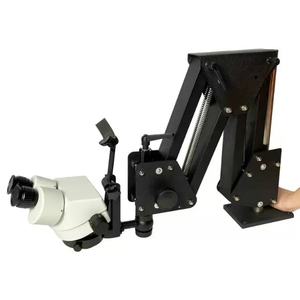 ユニバーサルLEDライトデスクマウント三眼双眼工業用ステレオ顕微鏡彫刻用ジュエリー製作ツール - Product Image 5