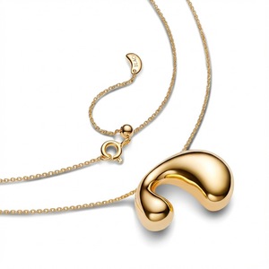 Wholesale Gold &amp; Silver Planted Pendant Stackable Necklaces for Women Minimalist <strong>Abstract</strong> <strong>Design</strong> Layerable Dainty <strong>Jewelry</strong> - Product Image 2