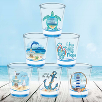 Verres à shot souvenir personnalisés avec logo, motif citron, pour voyage en Italie