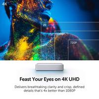WP EU Plug Aptoide Android Uhd Lase Tv Vava 4k Noir Vava Projecteur 4k