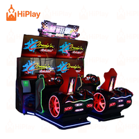 Machine d'arcade de course à deux joueurs, simulateur de conduite de voiture à monnayeur, machine de jeu vidéo de conduite pour centre d'arcade FEC