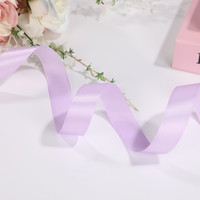 Ruban de satin simple face de 2 cm à 2,5 cm en rouleau, vente en gros pour cadeaux, artisanat, nœuds pour cheveux, boîtes à gâteaux, décorations florales, mariages et fêtes