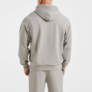 Sweat à capuche ample pour homme, style vintage, brodé, en molleton 100 % coton, épaules tombantes, personnalisable en gros (OEM) - Product Image 2