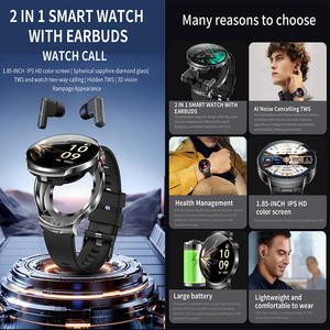 Reloj Inteligente T100 Ultrafino con Cubierta Abatible, Diseño Oculto, Reproductor de Música con Voz AI, Auriculares TWS HIFI con Calidad de Sonido 9D, Reloj Inteligente T100 - Product Image 4