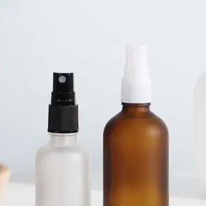 Flacone spray per olio essenziale di profumo per la casa da 30ml 50ml 100ml rotondo in vetro smerigliato