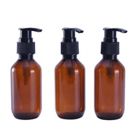 Personnalisation 80ml 100ml 120ml 250ml emballage vide de soins de la peau à épaulement rond bouteille à pompe de lotion PET cosmétique