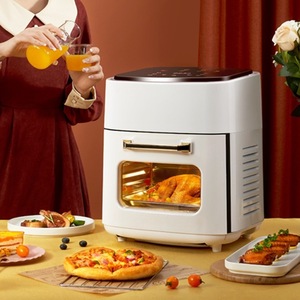 Friteuse à air moderne en acier inoxydable 5L, puissance 1501-2000W, surface antiadhésive sans huile, protection contre la surchauffe, mini-grille, numérique - Product Image 3