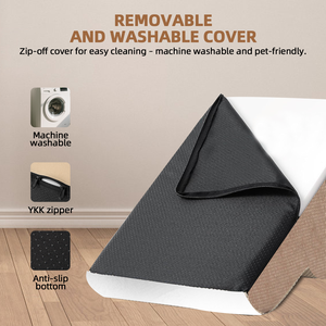 Moderne faltbare Memory Foam Hunde treppe Benutzer definierte Luxus-Klapp rampen für Haustiere Katzen stufen mit wasserdichter abnehmbarer Abdeckung OEM ODM - Product Image 4