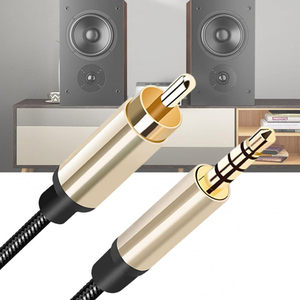 Câble audio coaxial numérique 3,5 mm Jack vers RCA stéréo SPDIF 1/8 TRRS pour téléviseur Xiao-mi 1/2 <span class=keywords><strong>TCL</strong></span> <span class=keywords><strong>Barre</strong></span> <span class=keywords><strong>de</strong></span> <span class=keywords><strong>son</strong></span> - Product Image 2