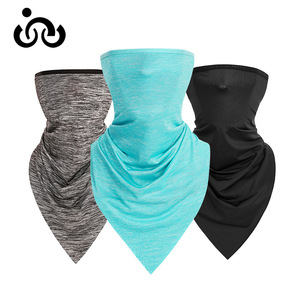 Cycling Ice Silk Triangle Scarf Summer Thin Seamless <b>Neck</b> <b>Warmer</b> Face Mask Unisex UV Protection Quick Drying Breathable - Product Image 1