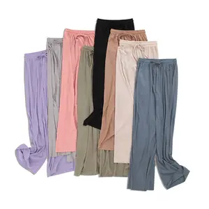 New Design Summer Women's Wide-leg Pants Slimming Casual Flared Trousers High-waist Loose Culottes