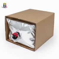 Sac Bag-in-Box avec valve pour vin, café, thé, jus – Sac BIB en aluminium pour liquides, jus, sirops (OEM)