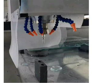 Máquina de perforación de vidrio Jinan Factory, fresadora de vidrio decorativa, pequeña máquina de perforación de vidrio para procesamiento de vidrio - Product Image 4