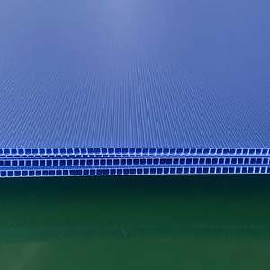 Venta al por mayor de alta calidad de color azul PP para hoja de plástico hueco PP Panel de plástico con servicio de procesamiento de corte - Product Image 3