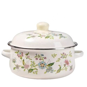 Coperchio Moderno per Pentola <span class=keywords><strong>in</strong></span> <span class=keywords><strong>Ferro</strong></span> Smaltato con Doppio Manico, Materiali Compositi, Impugnatura <span class=keywords><strong>in</strong></span> Acciaio Inossidabile, Fondo <span class=keywords><strong>in</strong></span> Alluminio, per Gas - Product Image 2