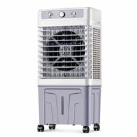 Refroidisseur d'air à grande capacité 45L, 100W, longue autonomie, refroidissement par évaporation, sur pied, OEM ODM CE CB, vente en gros, pour la maison