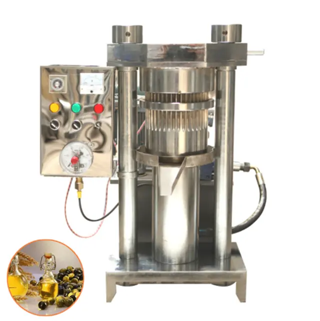 High efficiency hydraulic tweezers peanut oil coconut oil press/hot sale cold hydraulic sesame oil press machine