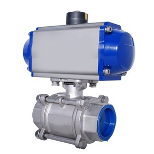 Actuador de 1/2 pulgada de tres piezas con control remoto, de acero al carbono, PTFE, EPDM, NPT, OEM, para tratamiento de agua, directo de fábrica - Product Image 4