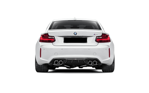 Difusor de Labio de Parachoques Trasero de Fibra de Carbono Ligero Estilo <span class=keywords><strong>AK</strong></span>, Accesorio Exterior para BMW F87 M2 M2C - Product Image 4