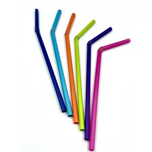 หลอด PLA สีสันสดใสแบบใช้แล้วทิ้ง งอได้ สำหรับเครื่องดื่มอ่อนในงานปาร์ตี้ - Product Image 5