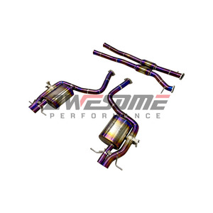 Tuyaux en titane personnalisés or/violet/bleu pour <span class=keywords><strong>Mercedes</strong></span> Classe S S500 S560 <span class=keywords><strong>S580</strong></span> S63 S65 W222, silencieux à clapets en titane Catback - Product Image 2