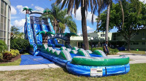 Bouncy Giant Bounce <strong>Water</strong> <strong>Slide</strong> For Adult Commercial Large <strong>Water</strong> <strong>Slides</strong> Giant Inflatable <strong>Slide</strong> - Product Image 2