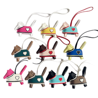 Nouveau pendentif en cuir véritable écologique personnalisé pour femme mature, fait main, cousu à la main, avec couture en forme de cœur, super léger et mignon
