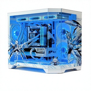 Blister de neige personnalisé Genshin Impact ATX chambre avec vue sur la mer boîtier d'ordinateur gravure UV peinture en aérosol boîtier de tour étui Ganyu - Product Image 2