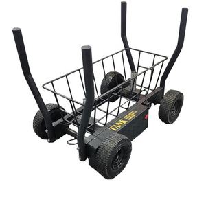Commercial Fitness Push Sled <b>Cart</b> With Storage Basket Weight Plate Loading Design For Outdoor Grass Carpet Floor Workout Factory - Product Image 1