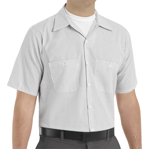 Camisa <span class=keywords><strong>de</strong></span> <span class=keywords><strong>trabajo</strong></span> <span class=keywords><strong>de</strong></span> manga corta con franja reflectante <span class=keywords><strong>de</strong></span> alta visibilidad, <span class=keywords><strong>de</strong></span> algodón, con medio cierre <span class=keywords><strong>de</strong></span> botones, para servicio automotriz y agricultura, venta al por mayor con logotipo. - Product Image 4