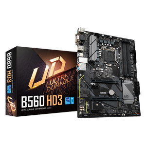 B560 HD3 (รุ่นที่ 1) เมนบอร์ดเกมมิ่งพร้อมชิปเซ็ต B560 รองรับซีพียูคอร์ที่ 10 และซีพียูเจเนอเรชั่นที่ 11 - Product Image 1