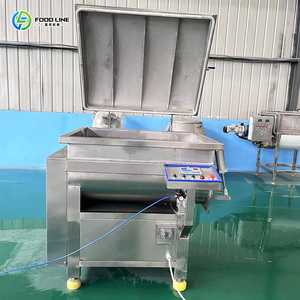 Công suất lớn hiệu quả cao thịt lợn chân không thịt trộn Máy rãnh loại máy trộn - Product Image 6