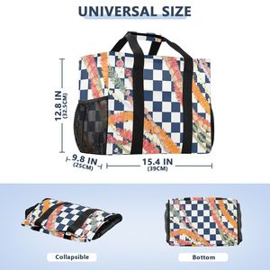 Wholesale Custom Hawaiian Palaka Printed <b>Canvas</b> Grocery Bags Large Capacity Waterproof Puakenikeni Design <b>Beach</b> Bag for Women - Product Image 3