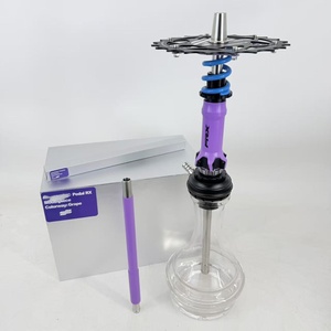 Nuevo Set de Hookah Original Amotion Pedal RX, Hookah de Acero Inoxidable y Vidrio para Tienda, Salón, Bar, Restaurante, Cafetería, Club, Fumar Shisha - Product Image 2