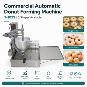 Machine à beignets électrique professionnelle Pon De Ring pour beignets mochi, beignets en forme de boule et beignets français - Product Image 1