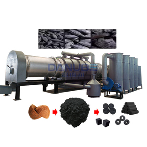 Horno Industrial Continuo de Carbonización de Cáscaras de Palma, Horno de Pirólisis de Residuos Electrónicos, Horno de Carbonización de Cáscaras de Nueces - Product Image 1