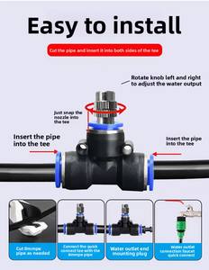 Système de refroidissement <span class=keywords><strong>automatique</strong></span> de serre A60, pulvérisateur d'eau à haute pression pour l'extérieur, kit en plastique pour l'<span class=keywords><strong>arrosage</strong></span> des jardins - Product Image 4